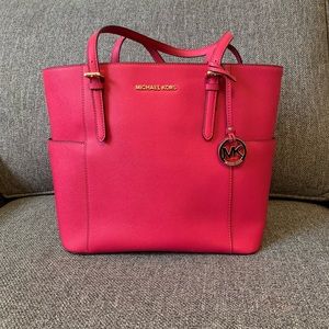 Michael Kors Raspberry Tote